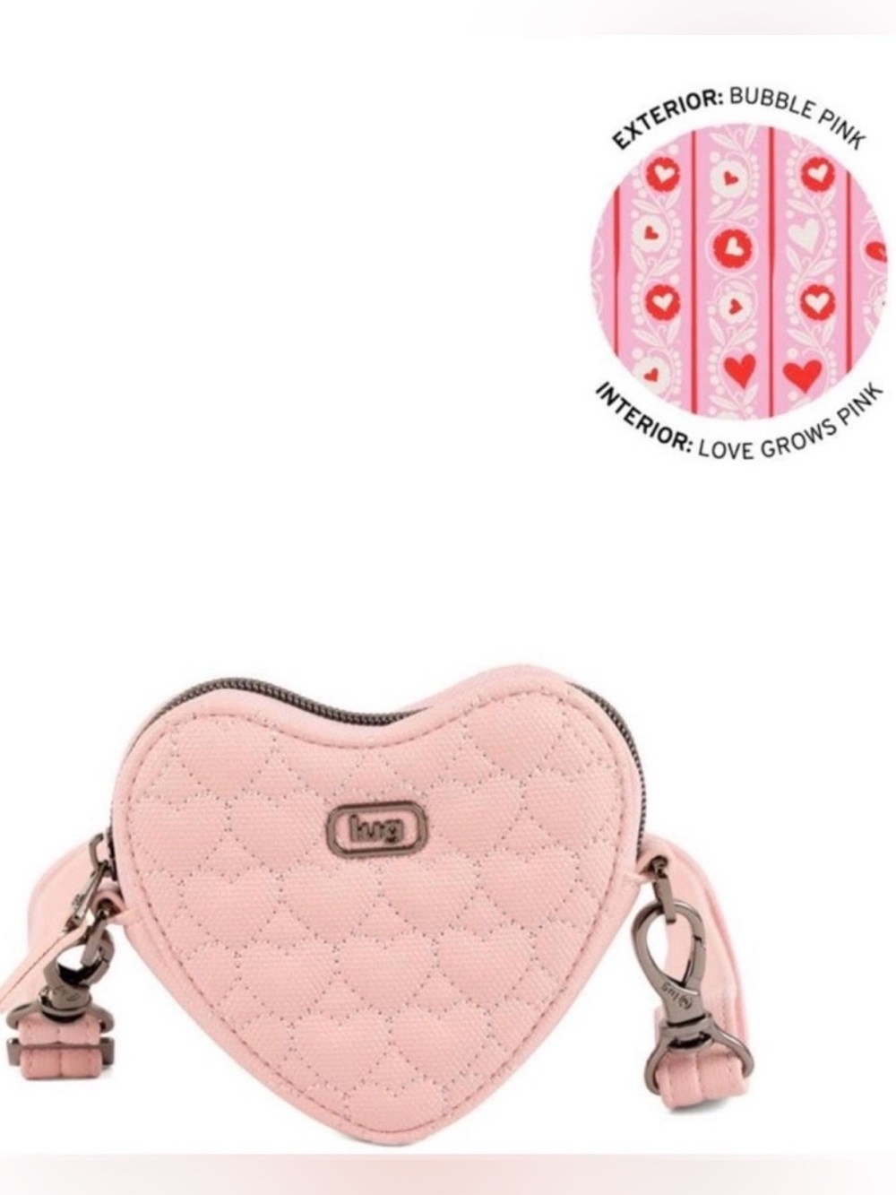 Lug Heartbeat Matte Luxe w/ Heart Quilting NWT